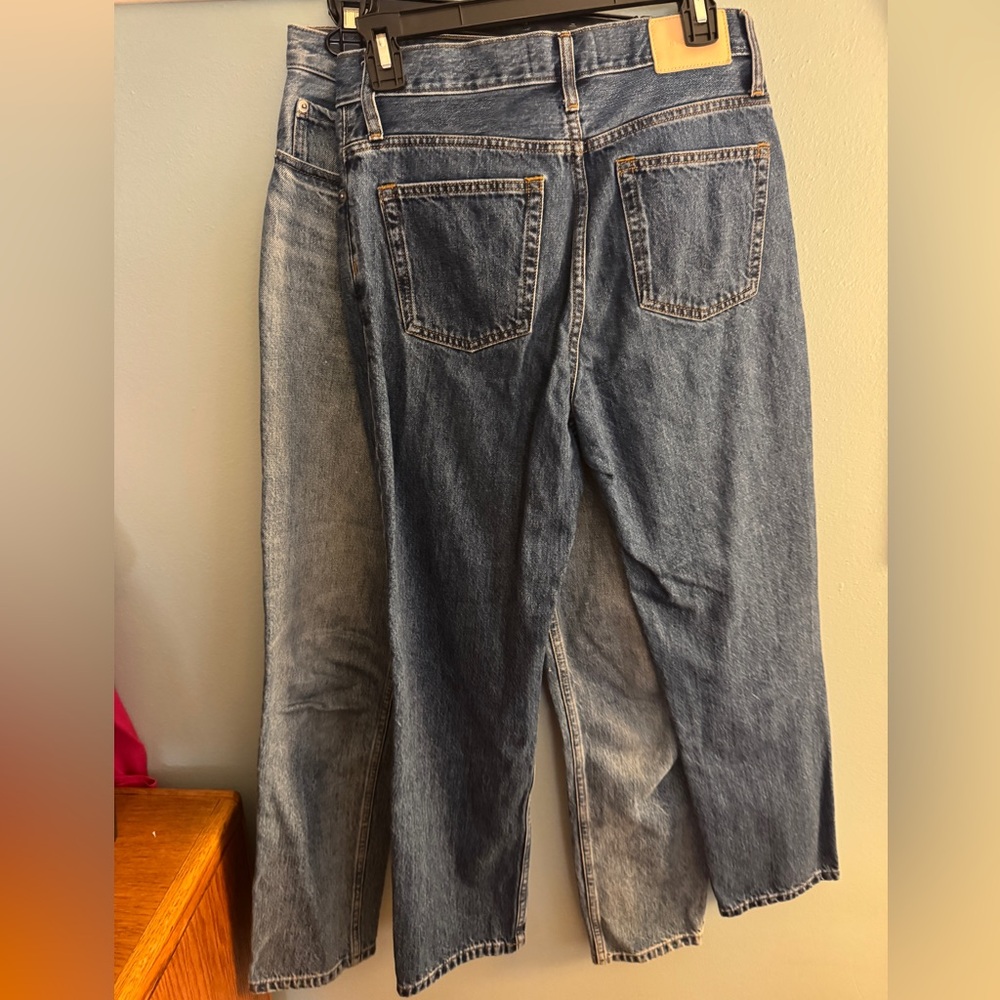Bundle of 2 Everlane 90s high rise Cheeky Jean light wash & medium wash size 26R - Picture 7 of 7